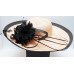 Fine Millinery Collect by August Hat Comp  Church Dress Peach/Black UA45/5  eb-57416175